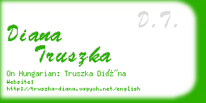 diana truszka business card